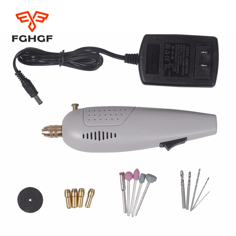 FGHGF Mini Electric Grinder Drill Set 15pcs DIY Dremel Accessories Grinding Tool Engraving Pen Ferramentas Bead Jade Furadeira
FGHGF Mini Electric Grinder Drill Set 15pcs DIY Dremel Accessories Grinding Tool Engraving Pen Ferramentas Bead Jade Furadeira