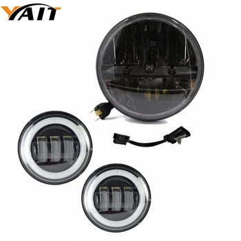 DOT 7inch LED Headlight 4.5 inch Fog Lights With White DRL for Ultra Classic Electra Glide Street Glide
DOT 7inch LED Headlight 4.5 inch Fog Lights With White DRL for Ultra Classic Electra Glide Street Glide