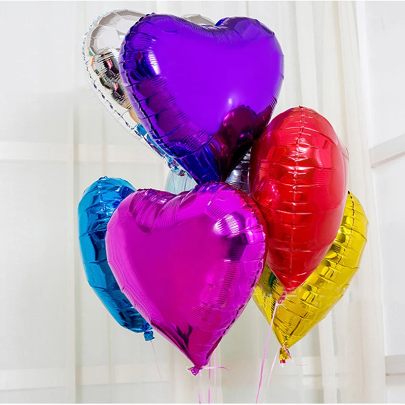 1pcs Multicolor Heart Shape Aluminum Foil Balloons Wedding Decorating Balloon Inflatable Air Balls Party Supplies 18inch
1pcs Multicolor Heart Shape Aluminum Foil Balloons Wedding Decorating Balloon Inflatable Air Balls Party Supplies 18inch