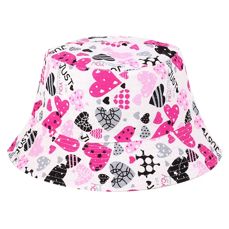  Men Women Bucket Hat Flower Print Cap 2018 Summer Hot Sale Flat Hat Fishing Boonie Bush Cap Outdoor Sunhat Wholesale #FM11 (8)