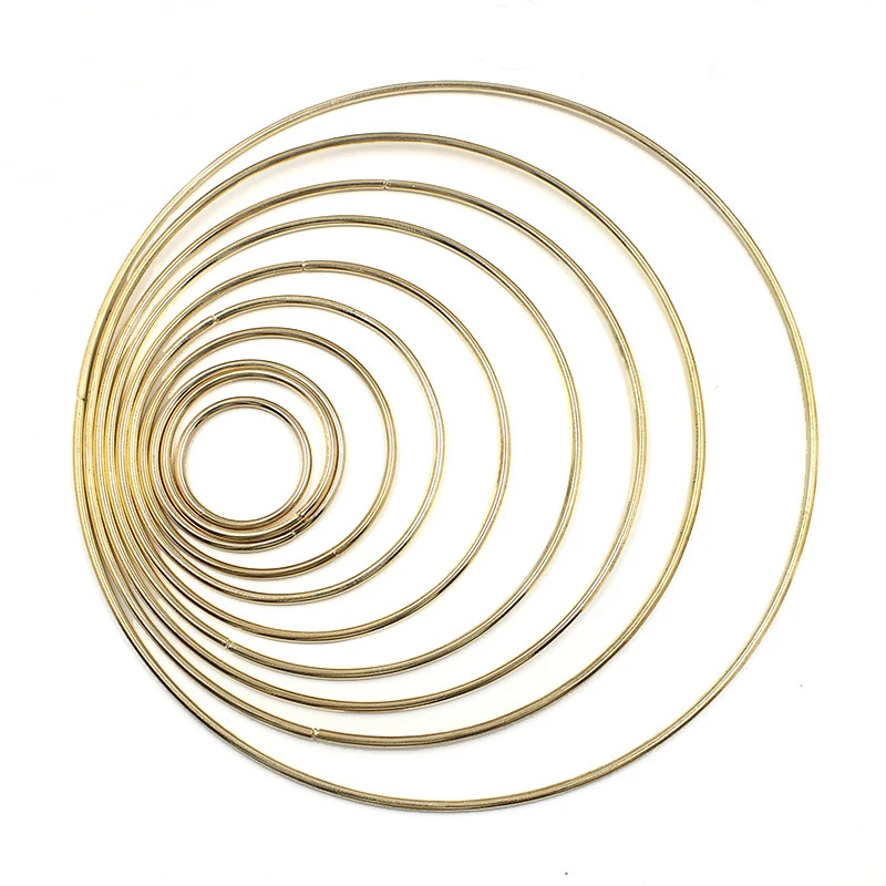 1pack/lot Gold Color Big Dream Catcher Circle Ring Craft 35-190mm Metal Rings For Dream Catchers Hoops Hanging DIY Connectors
1pack/lot Gold Color Big Dream Catcher Circle Ring Craft 35-190mm Metal Rings For Dream Catchers Hoops Hanging DIY Connectors