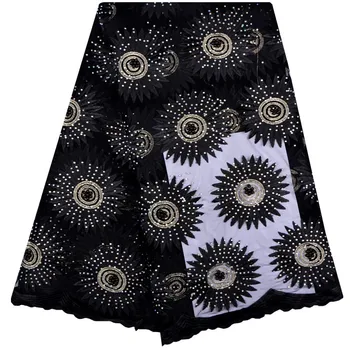 Black African Lace Fabric High Quality Lace Nigerian Lace Fabric With Stones Embroidery Tulle French Lace for Women Dress 1166
Black African Lace Fabric High Quality Lace Nigerian Lace Fabric With Stones Embroidery Tulle French Lace for Women Dress 1166