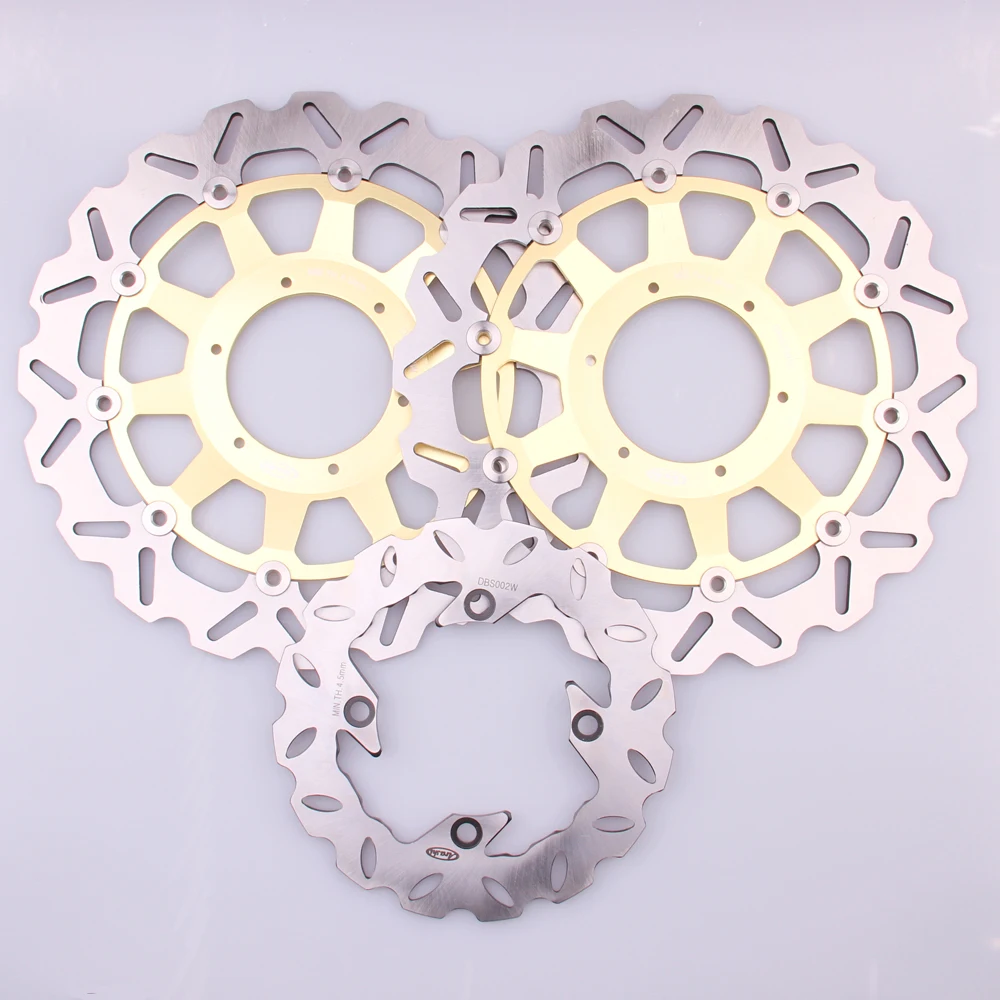CNC Front/Rear Brake Discs For HONDA CBR954RR 2002-2003 CBR929RR 2000-2001 Motorcycle Floating Brake Disc Rotor CBR 954RR 929RR
CNC Front/Rear Brake Discs For HONDA CBR954RR 2002-2003 CBR929RR 2000-2001 Motorcycle Floating Brake Disc Rotor CBR 954RR 929RR