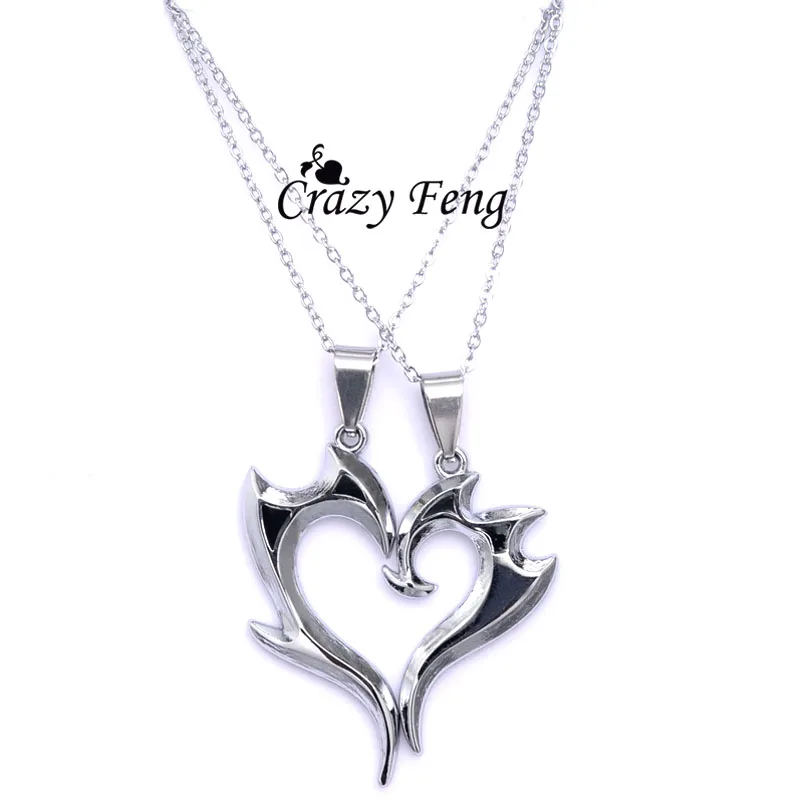 2Pcs/Pair Heart Shape Couple Necklace Titanium Stainless Steel Pendant Necklace Fashion Jewelry for Lovers Valentine Gifts
2Pcs/Pair Heart Shape Couple Necklace Titanium Stainless Steel Pendant Necklace Fashion Jewelry for Lovers Valentine Gifts