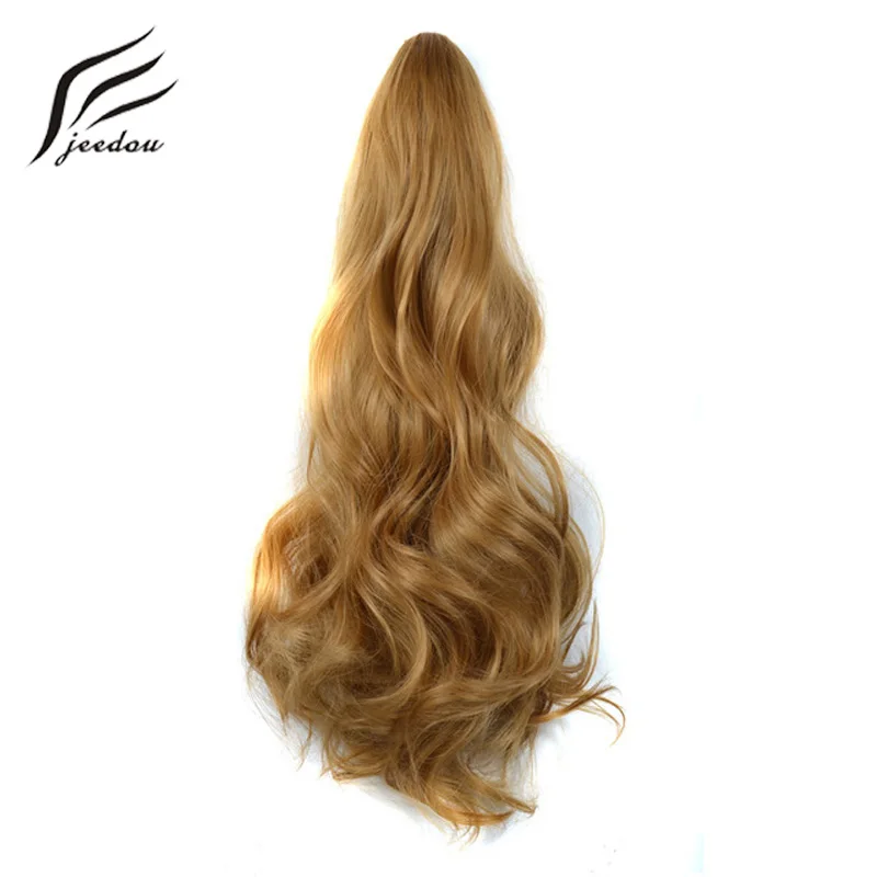 jeedou Claw Ponytail Wavy 22" 55cm 150g Synthetic Black Brown Color Piano Color Shaggy and Sleek Clip on Hair Extensions
jeedou Claw Ponytail Wavy 22" 55cm 150g Synthetic Black Brown Color Piano Color Shaggy and Sleek Clip on Hair Extensions
