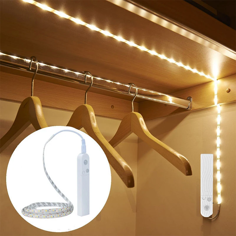 Novelty Lighting PIR Wireless With Motion Sensor Lighting Night Light LED Tape USB Battery Power Waterproof Closet Kitchen Lamp
Novelty Lighting PIR Wireless With Motion Sensor Lighting Night Light LED Tape USB Battery Power Waterproof Closet Kitchen Lamp