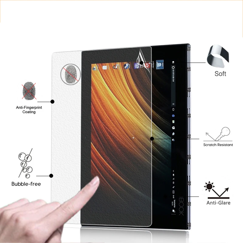 Premium Anti-Glare screen protector matte film For Lenovo Yoga Book 10.1" tablet anti-fingerprint screen protective films + tool
Premium Anti-Glare screen protector matte film For Lenovo Yoga Book 10.1" tablet anti-fingerprint screen protective films + tool