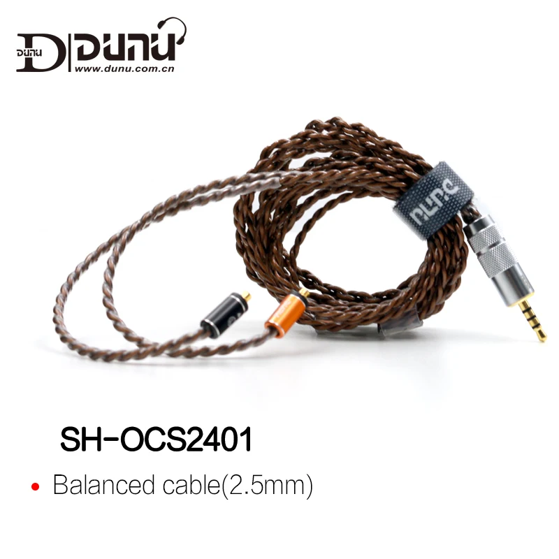 DUNU SH-OCS2401 SHOCS2401 Standard MMCX connector 2.5mm Balanced Earphone Upgrade Cable for Shure/UE/SONY/JVC / DK3001 / FALCON
DUNU SH-OCS2401 SHOCS2401 Standard MMCX connector 2.5mm Balanced Earphone Upgrade Cable for Shure/UE/SONY/JVC / DK3001 / FALCON