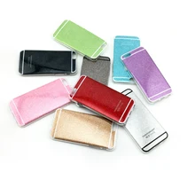 New Sparkling Bling Soft Gel TPU Silicone Macaron Glitter Candy Color Back Case Cover for iPhone 5 5s 5se 6 6s Plus Back Case