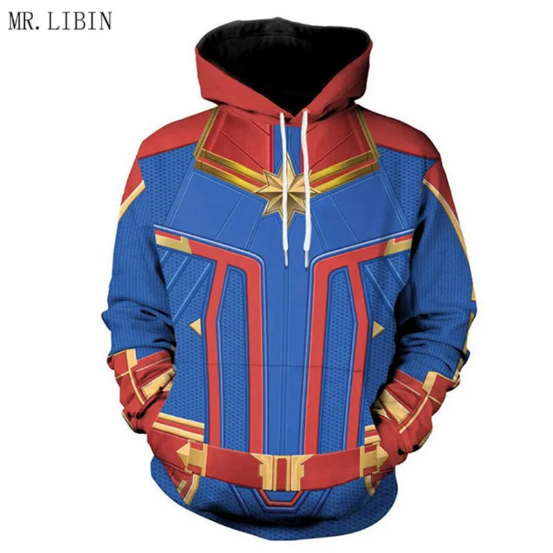 PLstar Cosmos 2019 New Movie Hoodies Marvel Avengers 4 Captain Marvel Sweatshirt 3D Print Hoodies Streetwear Men Women
PLstar Cosmos 2019 New Movie Hoodies Marvel Avengers 4 Captain Marvel Sweatshirt 3D Print Hoodies Streetwear Men Women