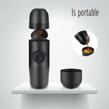 Mini black thermos coffee pot for travel camping hiking manual portable pump pressure espresso coffee maker
Mini black thermos coffee pot for travel camping hiking manual portable pump pressure espresso coffee maker