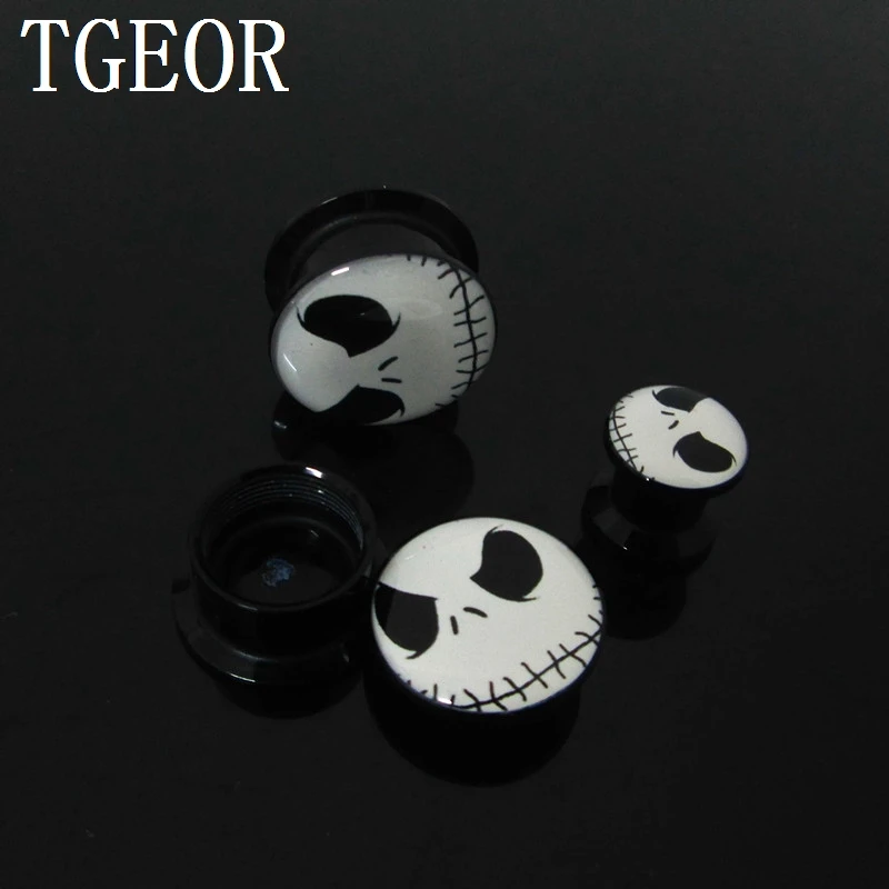 1 pair ear tunnels Nightmare Before Christmas internally thread acrylic ear Flesh Tunnel NEW ARRIVAL
1 pair ear tunnels Nightmare Before Christmas internally thread acrylic ear Flesh Tunnel NEW ARRIVAL
