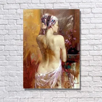 

High Quality Abstract Nude Girl Oil Painting Living Room Wall Picture Large Canvas Paintings Wall Decor No framed