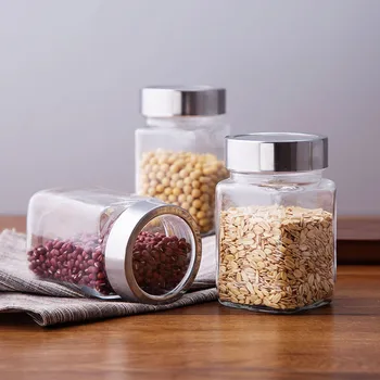 Transparent glass sealed cans Kitchen glass bottles Tea pots Snacks Candy bottles Vanilla cans Glass jars
Transparent glass sealed cans Kitchen glass bottles Tea pots Snacks Candy bottles Vanilla cans Glass jars