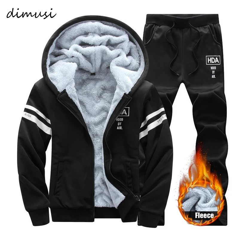 DIMUSI Winter Mens Sportwear Sets Male Fleece Thick Warm Tracksuit Jacket + Pants Men Sweatshirts Tracksuit Hoodies 4XL,TA265
DIMUSI Winter Mens Sportwear Sets Male Fleece Thick Warm Tracksuit Jacket + Pants Men Sweatshirts Tracksuit Hoodies 4XL,TA265