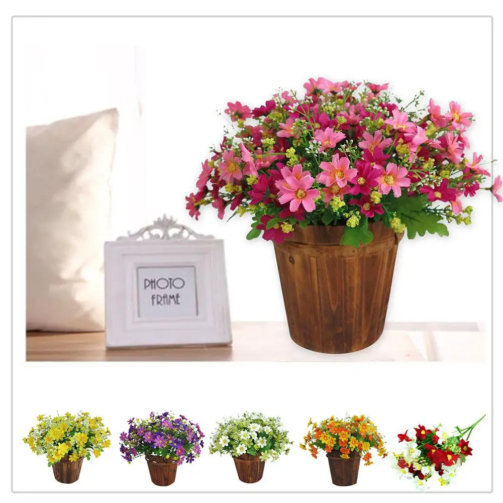None 28 Heads 1 Bouquet Simulate Artificial Daisy Silk Flowers for Wedding Home Decoration-25
None 28 Heads 1 Bouquet Simulate Artificial Daisy Silk Flowers for Wedding Home Decoration-25