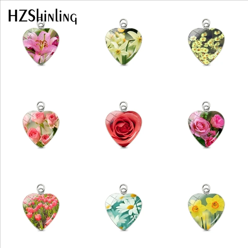 Beauty Rose Tulip Daisy Lily Flowers Heart Stainless Steel Plated Charms Pendants Hand Craft Jewelry Bag Clothing Accessory
Beauty Rose Tulip Daisy Lily Flowers Heart Stainless Steel Plated Charms Pendants Hand Craft Jewelry Bag Clothing Accessory