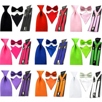 Men Solid Satin 8cm Wide Necktie Bowtie Hanky Pocket Square Braces Suspender Set SETBW0047
Men Solid Satin 8cm Wide Necktie Bowtie Hanky Pocket Square Braces Suspender Set SETBW0047