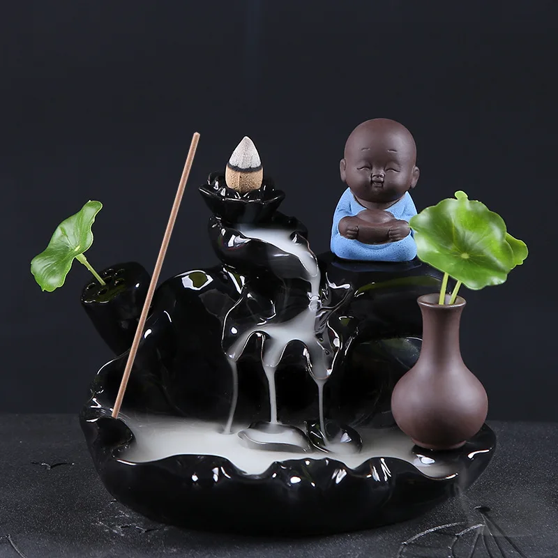 Creativity Ceramic Incense Burner Large size Chinese Zen backflow incense burner Buddhism decoration Electricity incense sticks
Creativity Ceramic Incense Burner Large size Chinese Zen backflow incense burner Buddhism decoration Electricity incense sticks