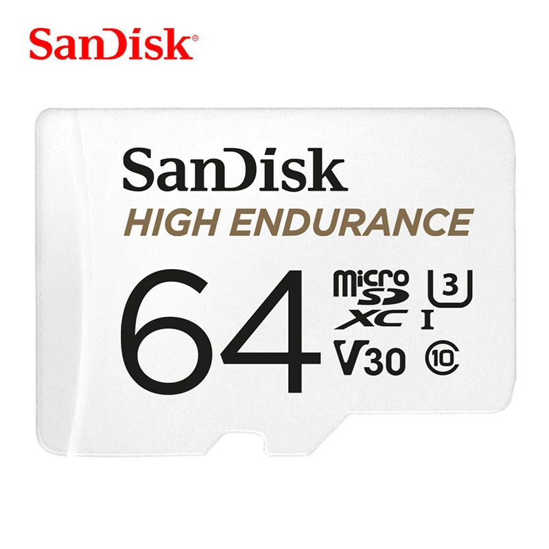 SanDisk 128GB Micro SD Card 64GB 32GB High Endurance Memory Card 256GB C10 U3 V30 4K UHD With SD Adapter For Dash Cam/Monitoring
SanDisk 128GB Micro SD Card 64GB 32GB High Endurance Memory Card 256GB C10 U3 V30 4K UHD With SD Adapter For Dash Cam/Monitoring