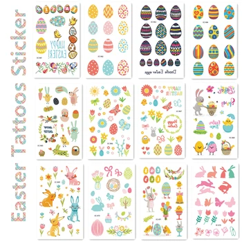 12pcs Cartoon Easter Egg Rabbit Colorful Tattoos For Kid Cute Fake Taty Children Body Art Waterproof Temporary Tattoo Stickers
12pcs Cartoon Easter Egg Rabbit Colorful Tattoos For Kid Cute Fake Taty Children Body Art Waterproof Temporary Tattoo Stickers