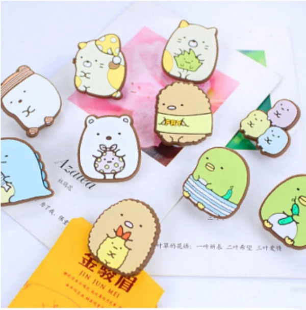 MQStyle Cute Sumikko Gurashi PVC Food Sealing Clip Memo Clip Paper Clip Desktop Decorative Crafts School Office Supply H1355
MQStyle Cute Sumikko Gurashi PVC Food Sealing Clip Memo Clip Paper Clip Desktop Decorative Crafts School Office Supply H1355