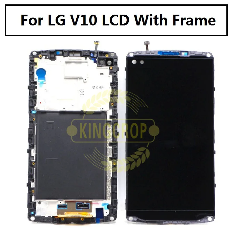 Black 5.7"for LG V10 H960 H968 H900 VS990 LCD Display Touch Screen Digitizer Assembly With Frame Pantalla Replacement V10 LCD
Black 5.7"for LG V10 H960 H968 H900 VS990 LCD Display Touch Screen Digitizer Assembly With Frame Pantalla Replacement V10 LCD