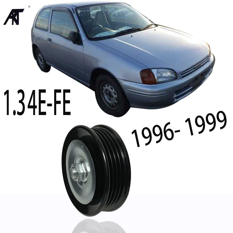 Deflection/Guide Pulley, v-ribbed belt for TOYOTA STARLET 1996-1999 OEM 88440-26100
Deflection/Guide Pulley, v-ribbed belt for TOYOTA STARLET 1996-1999 OEM 88440-26100