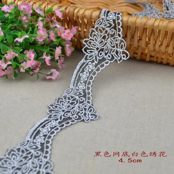 4.5CM Cotton Crochet Scallop Lace Embroidered border Trim Clothing Decorative Ribbon Home DIY Sewing Wedding Crafts
4.5CM Cotton Crochet Scallop Lace Embroidered border Trim Clothing Decorative Ribbon Home DIY Sewing Wedding Crafts