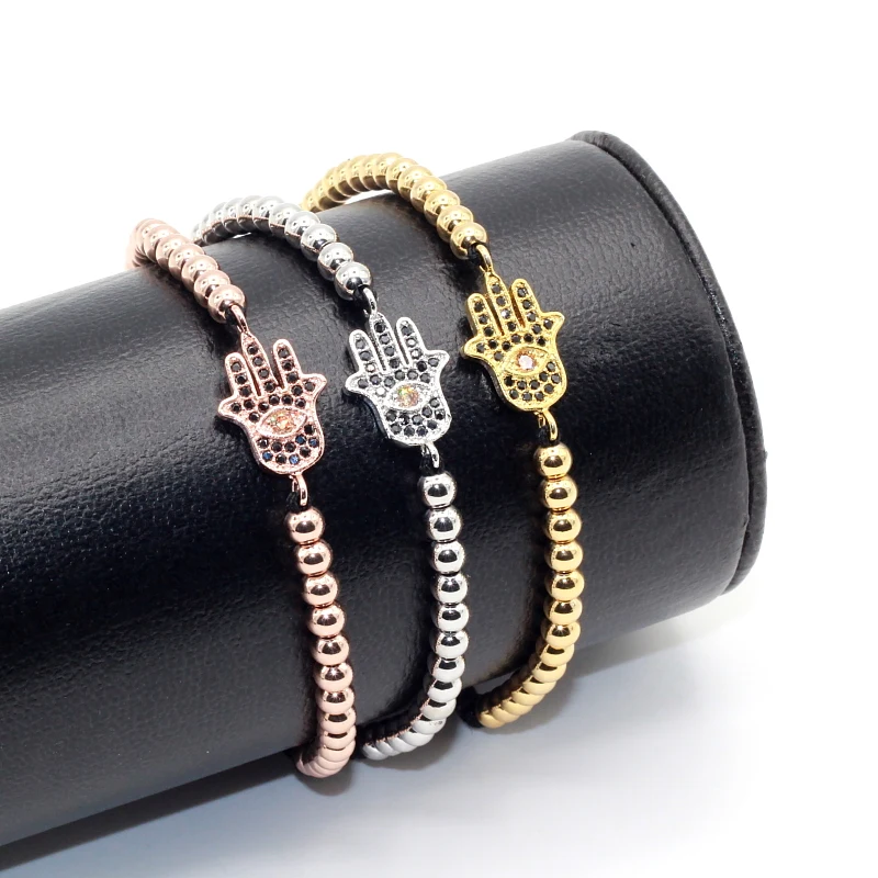 New Top Brand Anil Men Hamsa Fatima Hand bracelet champagne CZ evil eye bracelet Braiding Men Macrame Bracelet CZ Jewelry
New Top Brand Anil Men Hamsa Fatima Hand bracelet champagne CZ evil eye bracelet Braiding Men Macrame Bracelet CZ Jewelry