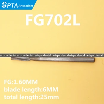 6 PCS Dental Tungsten Carbide Burs FG Surg 702L for Extracting WisdomTeeth Toiletry Kits
6 PCS Dental Tungsten Carbide Burs FG Surg 702L for Extracting WisdomTeeth Toiletry Kits