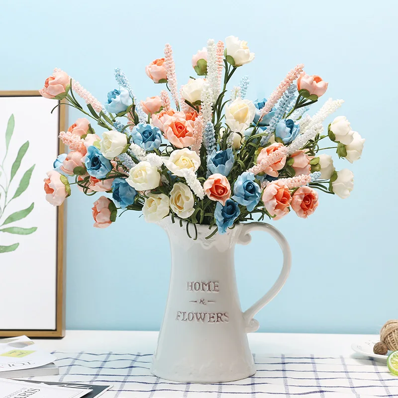 1PCS Artificial Flower Foam Roses Lavender Bouquet Artificial Flower Romantic Gift For Wedding Flowers Party Decoration Supplies
1PCS Artificial Flower Foam Roses Lavender Bouquet Artificial Flower Romantic Gift For Wedding Flowers Party Decoration Supplies