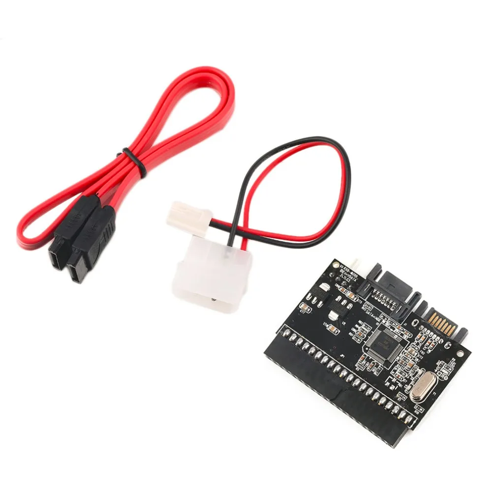 

Practical Black IDE To SATA Serial-ATA Bilateral HDD Adapter Converter Compatible With ATA 100/133