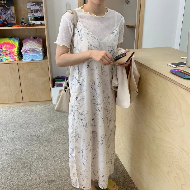 Ulzzang Abstract Pattern Suspender Dress Women's Lovely Dresses Ins Chic Kawaii Girl Sweet Harajuku Punk Clothes For Women Cute
Ulzzang Abstract Pattern Suspender Dress Women's Lovely Dresses Ins Chic Kawaii Girl Sweet Harajuku Punk Clothes For Women Cute