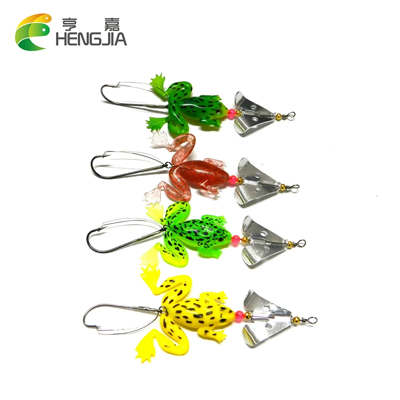 4pcs Rubber Frog Soft Fishing Lures 6g Bass CrankBait Spinnerbait Fishing Tackle SP011
4pcs Rubber Frog Soft Fishing Lures 6g Bass CrankBait Spinnerbait Fishing Tackle SP011