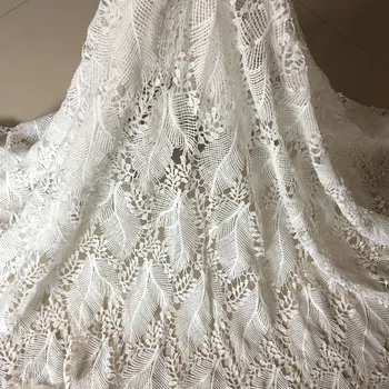 5yards White High Quality Nigerian Cord Lace Fabric For Wedding Dresses African Lace Fabrics Water Soluble Guipure Lace Fabric
5yards White High Quality Nigerian Cord Lace Fabric For Wedding Dresses African Lace Fabrics Water Soluble Guipure Lace Fabric