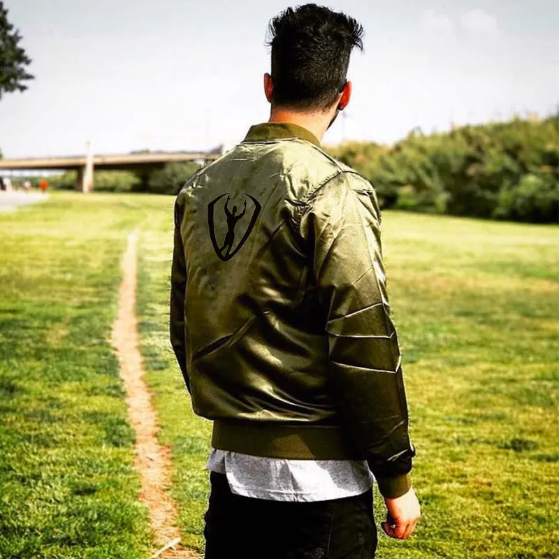 Jacket Coat Men Sport gym Bomber Jacket Streetwear (10)
