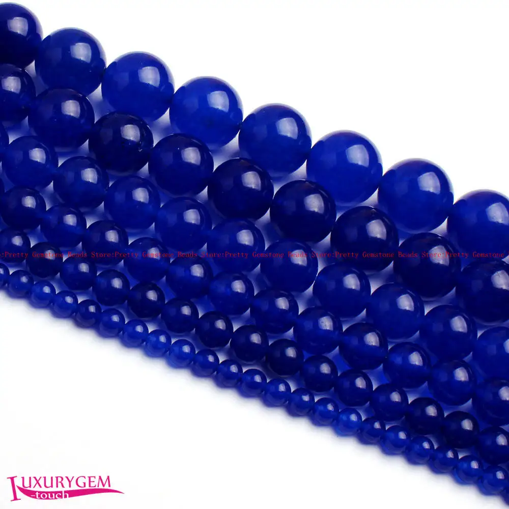 4,6,8,10,12,14mm Smooth Natural Deep Blue Jades Round Shape Loose Beads Strand 15" Jewelry Making wj385
4,6,8,10,12,14mm Smooth Natural Deep Blue Jades Round Shape Loose Beads Strand 15" Jewelry Making wj385