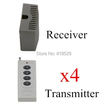 remote control 433/315 mhz, 4 transmitter and 1 receiver,DC 12V 4 CH RF Wireless Remote Control Switch System SKU: 5038
remote control 433/315 mhz, 4 transmitter and 1 receiver,DC 12V 4 CH RF Wireless Remote Control Switch System SKU: 5038