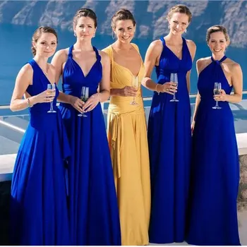 New Light Blue Covertible Bridesmaid Dresses 2019 Pleated Floor length Country Beach Wedding Party Gowns Cheap Long Prom Dress
New Light Blue Covertible Bridesmaid Dresses 2019 Pleated Floor length Country Beach Wedding Party Gowns Cheap Long Prom Dress