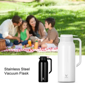 Mijia VIOMI Stainless Steel Vacuum Flask Portable 1.5 L Kettle Portable 24 Hours Thermos Leakproof for Outdoor Camping Travel
Mijia VIOMI Stainless Steel Vacuum Flask Portable 1.5 L Kettle Portable 24 Hours Thermos Leakproof for Outdoor Camping Travel