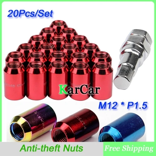 Auto Wheel Lock Lug Nuts Alloy Steel Car Anti-theft Nut M12*P1.5 For Honda Mitsubishi Nissan Toyota Chevrolet
Auto Wheel Lock Lug Nuts Alloy Steel Car Anti-theft Nut M12*P1.5 For Honda Mitsubishi Nissan Toyota Chevrolet