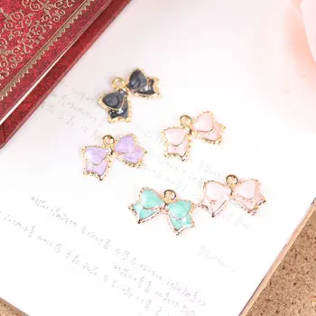 Newest Mini Order 20PCS Assorted Color 11*17mm Oil Drop Jewelry Alloy Bow Charms Gold Tone Enamel DIY Bracelet Necklace Pendants
Newest Mini Order 20PCS Assorted Color 11*17mm Oil Drop Jewelry Alloy Bow Charms Gold Tone Enamel DIY Bracelet Necklace Pendants