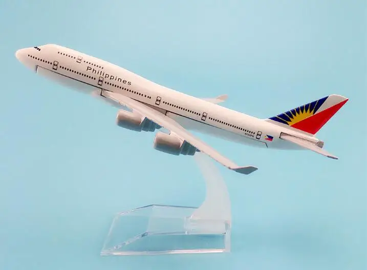 1:400 plane model B747 Philippines Airlines aircraft B747 Metal simulation airplane model for kid toys Christmas gift
1:400 plane model B747 Philippines Airlines aircraft B747 Metal simulation airplane model for kid toys Christmas gift