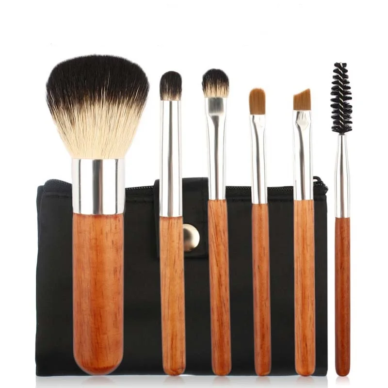 high quality mini 6pcs animal hair powder make up brush kits goat hair brushes set
high quality mini 6pcs animal hair powder make up brush kits goat hair brushes set