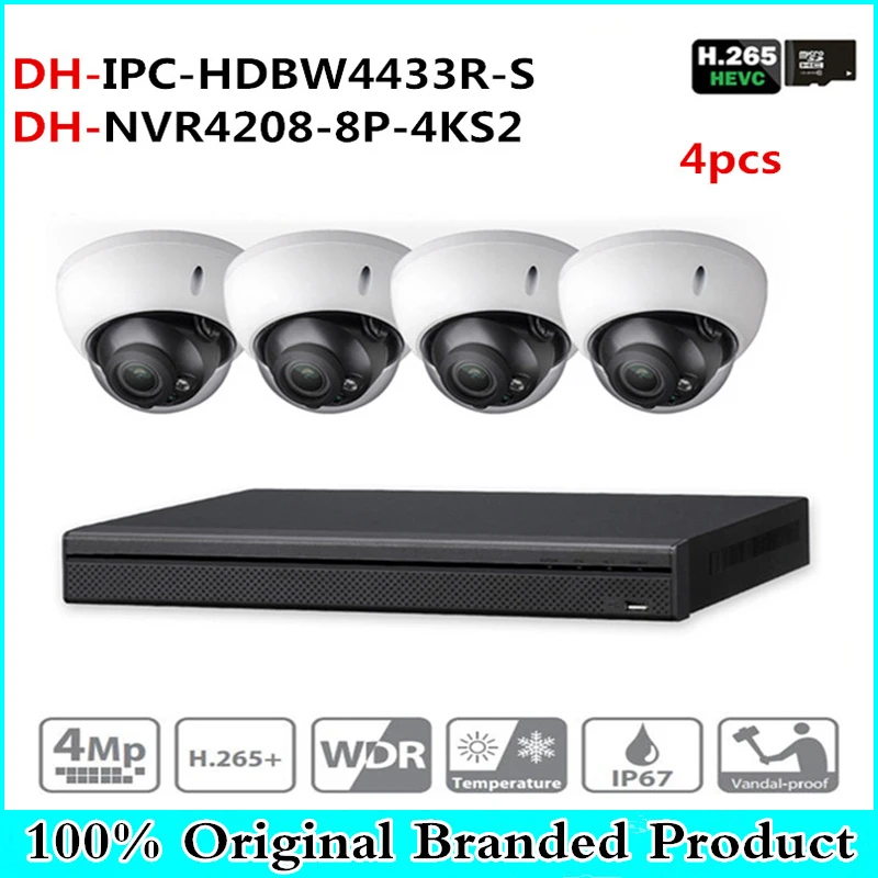 DH DH208RS Security CCTV Camera Kit With NVR2108HS-8P-S2 IP Camera IPC-HDBW4433R-S P2P Surveillance System Easy To Install
DH DH208RS Security CCTV Camera Kit With NVR2108HS-8P-S2 IP Camera IPC-HDBW4433R-S P2P Surveillance System Easy To Install