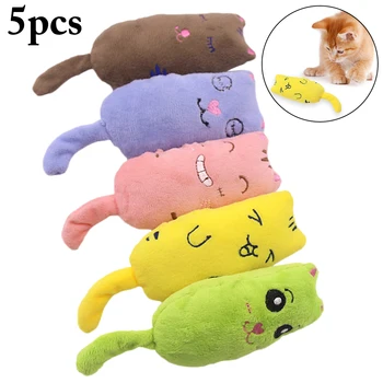 5Pcs Pet Chewing Toy Safety Teeth Grinding Catnip Toys Funny Interactive Plush Cat Toy Claws Thumb Bite Pet Training Supplies
5Pcs Pet Chewing Toy Safety Teeth Grinding Catnip Toys Funny Interactive Plush Cat Toy Claws Thumb Bite Pet Training Supplies