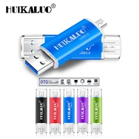 Full capacity Usb 3.0 OTG USB flash drive for SmartPhone/Tablet/PC 16GB 32GB 64GB 128GB Pendrive High speed pen drive image