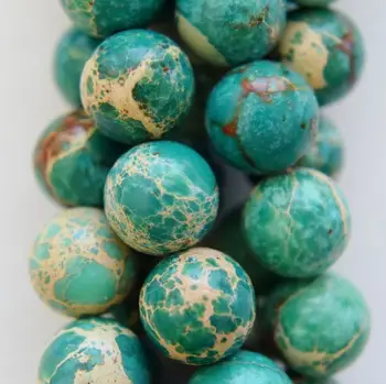 Sea Sediment Imperial Jasper Beads - Round 10 mm Gemstone Beads - Full Strand 15 1/2", 38 beads, item 30
Sea Sediment Imperial Jasper Beads - Round 10 mm Gemstone Beads - Full Strand 15 1/2", 38 beads, item 30