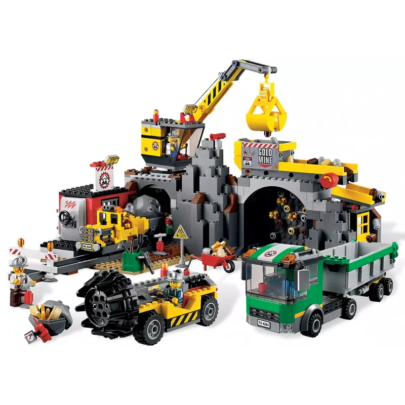 02071 The Mine Set With Miners Figures Truck 838pcs Model Building Blocks Bricks Toys For Children Gifts Fit Legoness City 4204
02071 The Mine Set With Miners Figures Truck 838pcs Model Building Blocks Bricks Toys For Children Gifts Fit Legoness City 4204